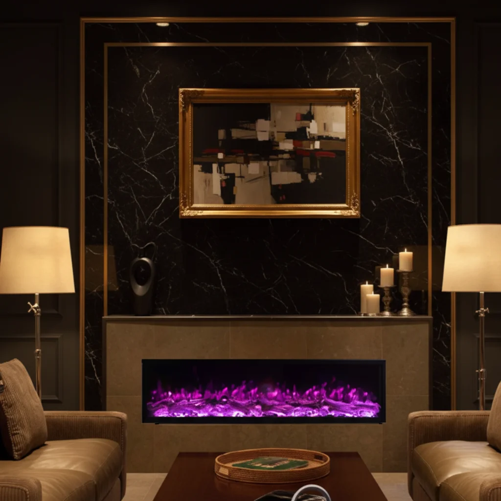 Electric Fireplace, 500mm, Wall - detail 50