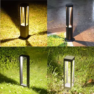 LED Outdoor IP65 Waterproof Aluminum Lawn Lights Square Landscape Lighting for Parks Gardens Villas Courtyards Streets