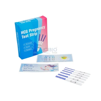 Factory price high sensitivity CE and clia waived Rapid Urine Pregnancy  HCG Female Test kits