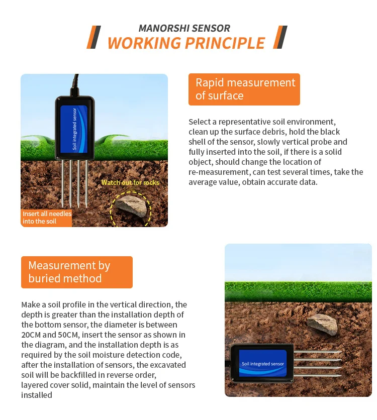 Agriculture Soil Npk Ph Ec Analyzer Moisture Nutrient Sensor In Soil Tester With Portable