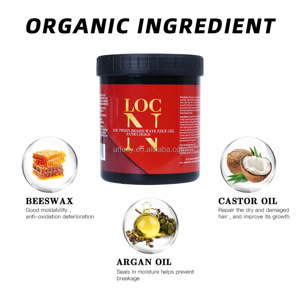 Private Label Braiding Gel Extra Hold Strong Hold Loc Gel Wholesale Edge Control Styling Braid Gel