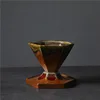 Diamond coffee cup-style ii (maroon) 170ml