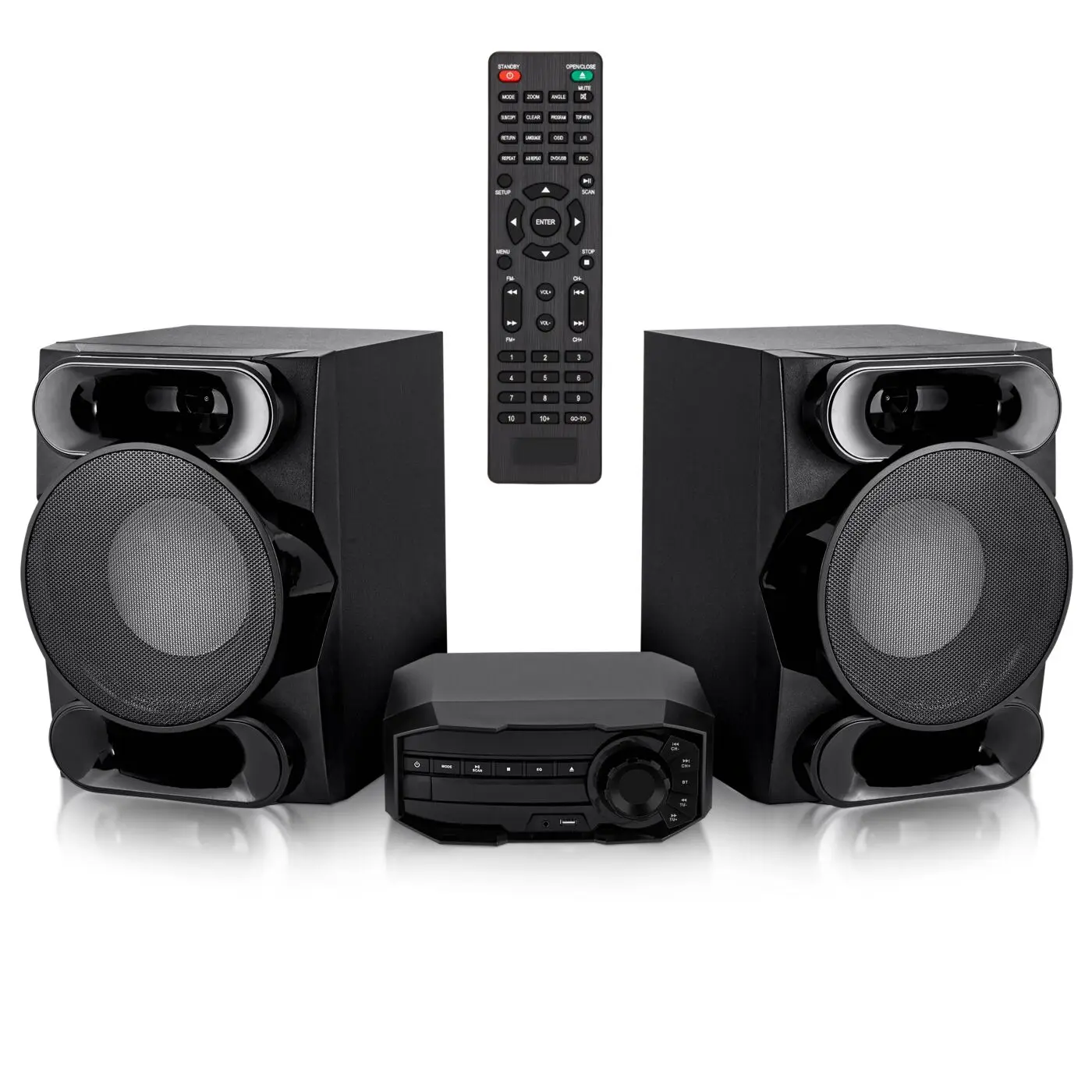 Sourround Sound Mini Hifi Combo Dvd Player Good Quality Reasonable Price  Ch Remote Control Music System