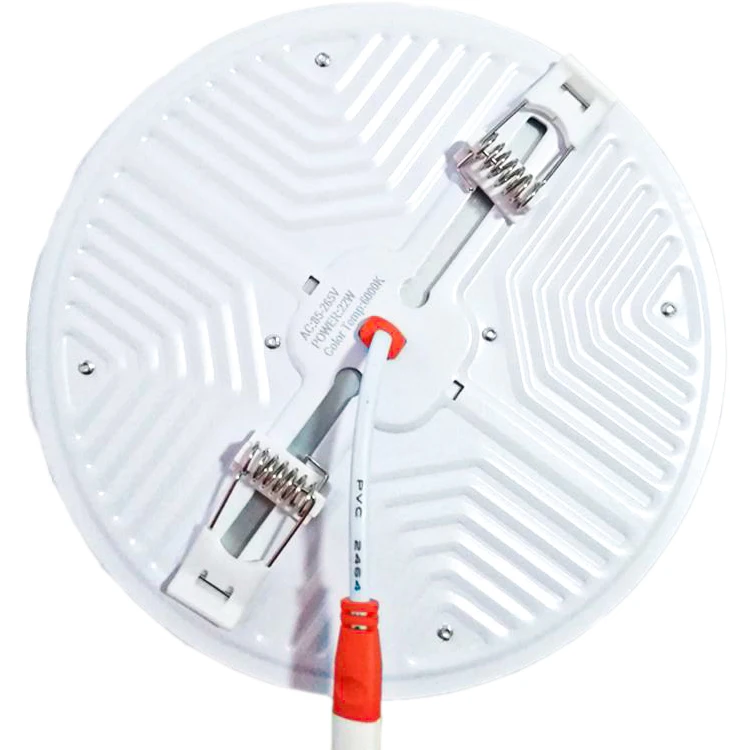 12w 18W 24W 6500K Indoor Frameless Recessed  Adjustable  Round LED Panel Light