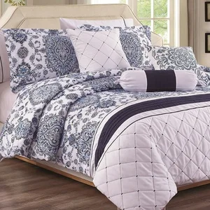 Hot Sale for KOSMOS Quilt Embroidered Bedding for All Seasons Four Seasons Comforter