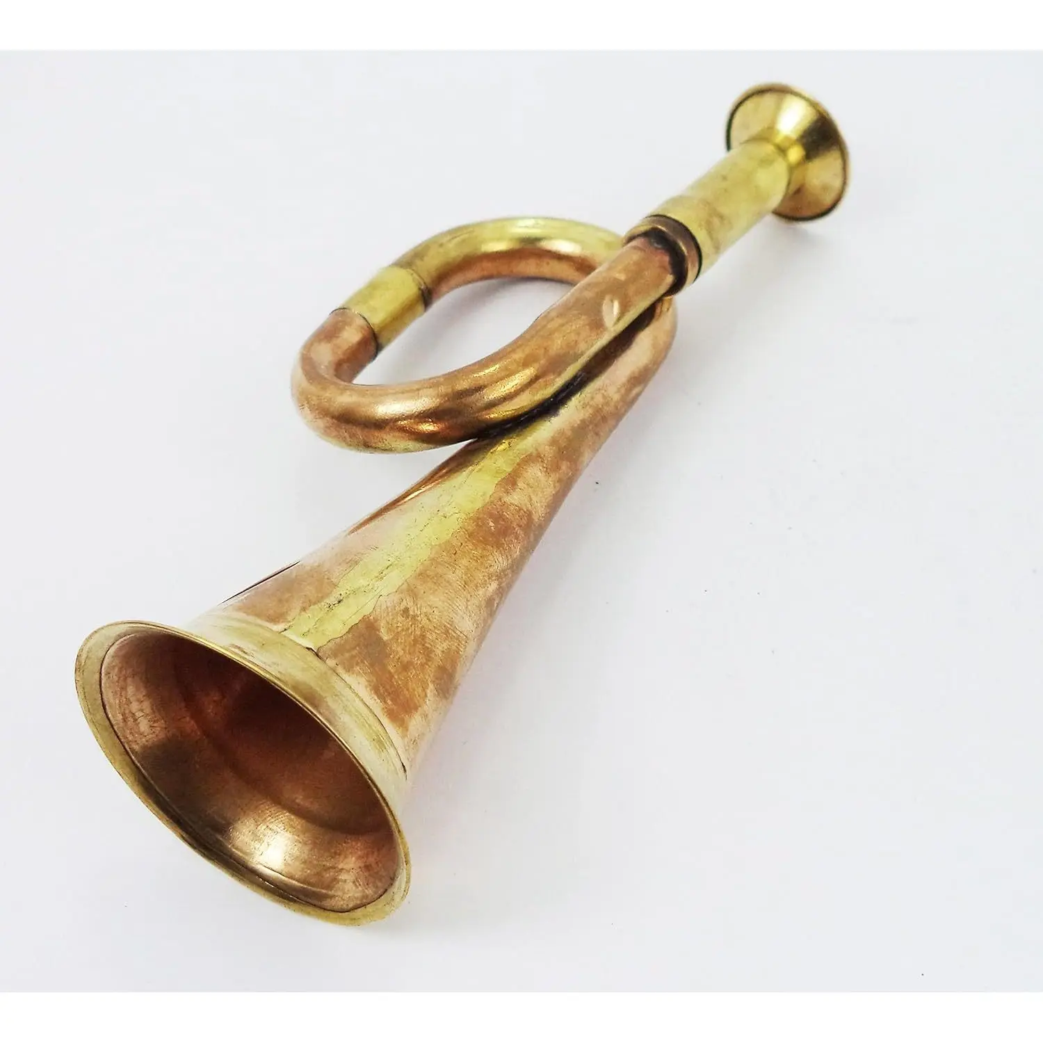 Париджат ручной работы 6 дюймов латунный и медный Горн китайская армия военная Военная сигнальная игрушка музыкальный инструмент