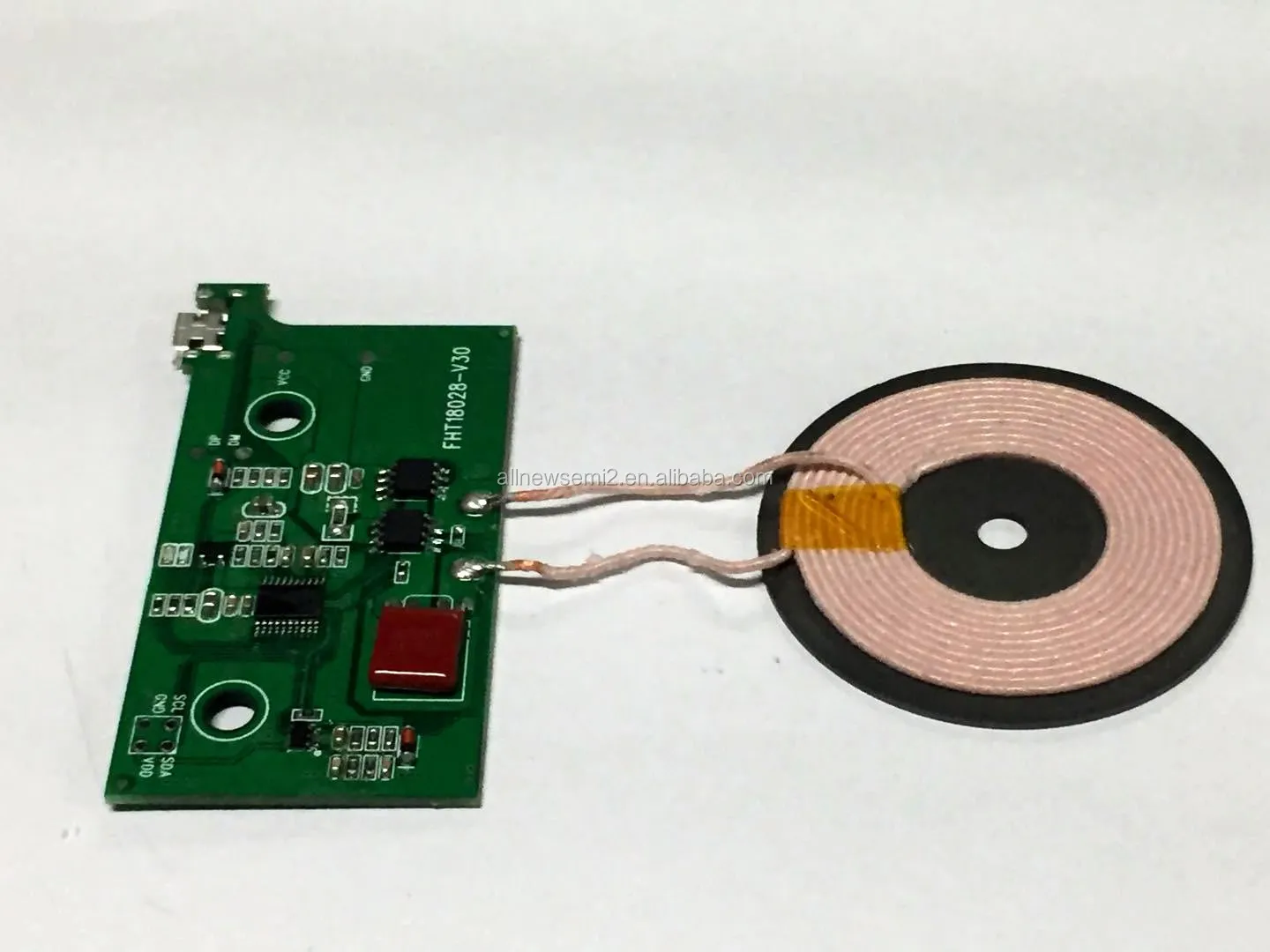 Wireless charging PCBA motherboard table lamp wireless charging PCBA board scheme development of mobile phone wireless char