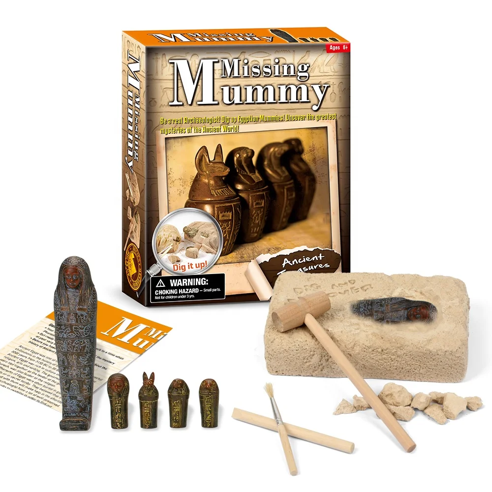 おもちゃ 子供用 エジプトアンティーク発掘キット エジプト発掘キット