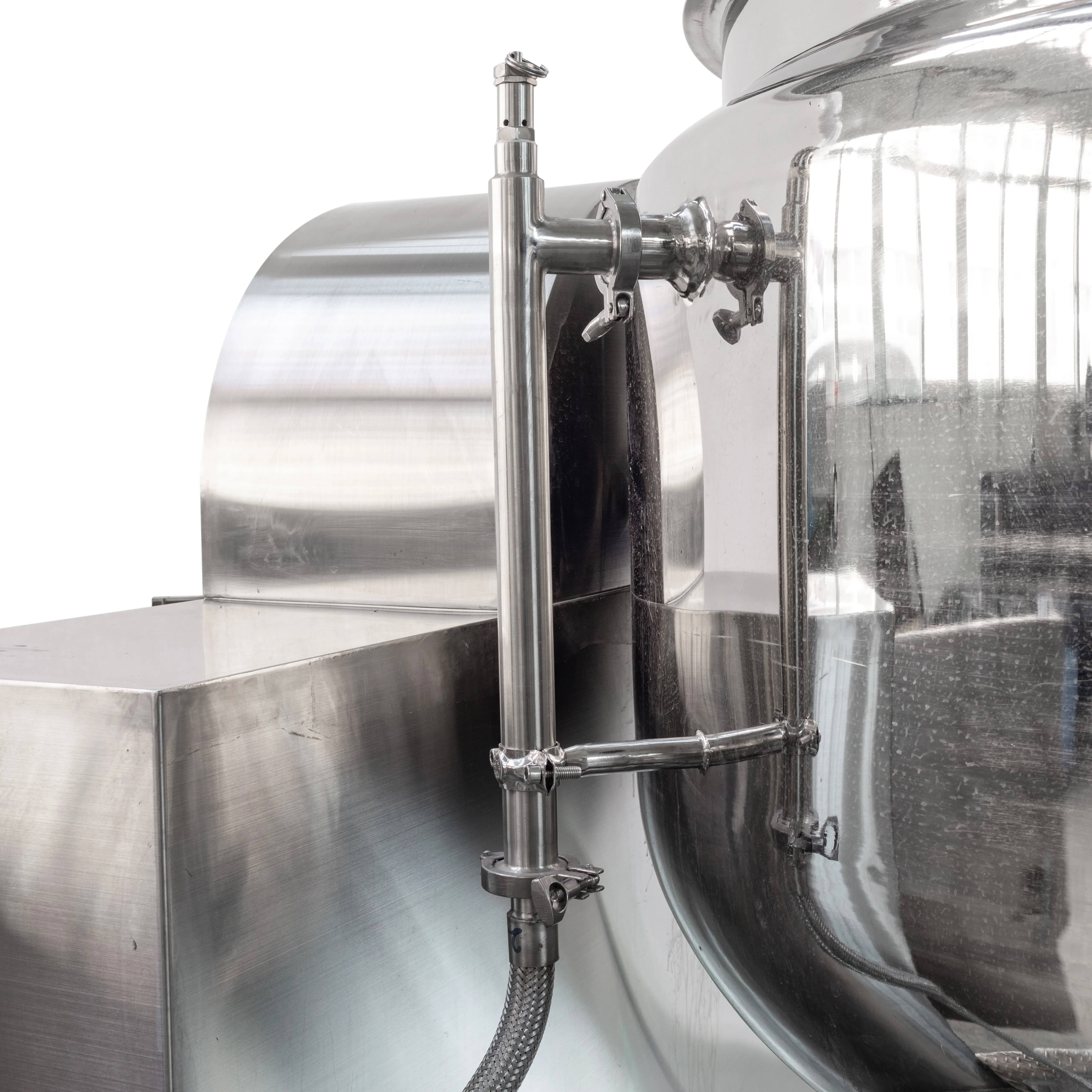 Высокосдвиговый дисперсионный эмульгатор из нержавеющей стали 304 316l смеситель санитарный гомогенизатор для косметической промышленности