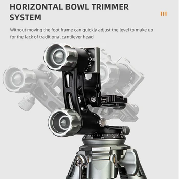 Fotopro Professional Dslr Shooting Photographic Heavy Duty Carbon Fiber Tripod for Bird Watching Hunting Outdoor detail image