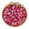 Exploding glass beads - rose red