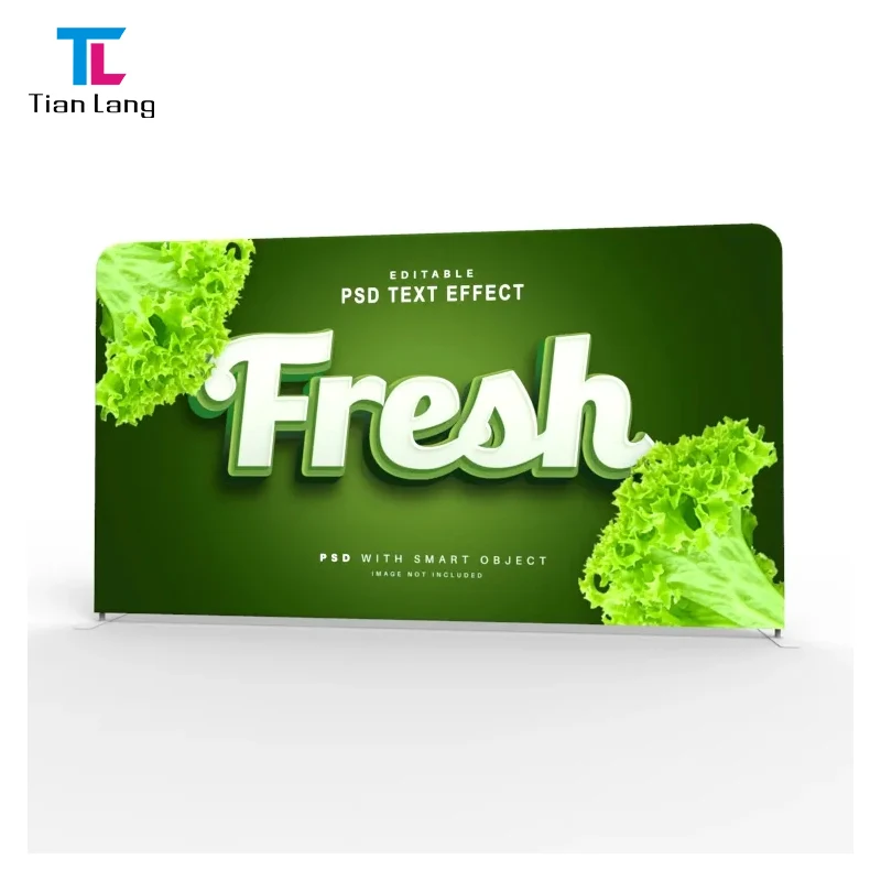 Поръчка по желание Заден фон 8x8 Фото бутацки фонари с подушкови криви Тензионен тканист заден фон