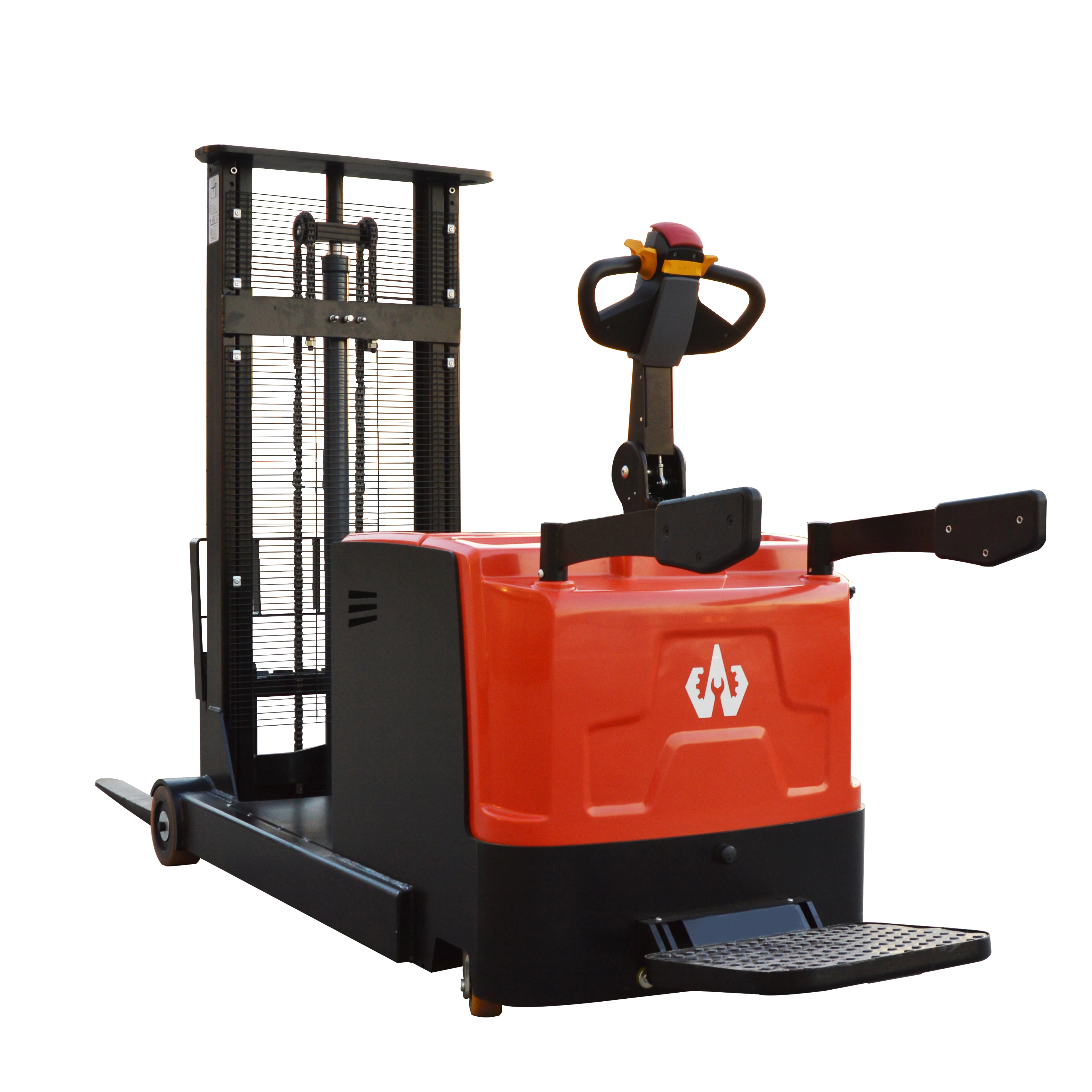 Warehouse 1000kg Counterbalance Electric Container Reach Pallet Forklift Stacker