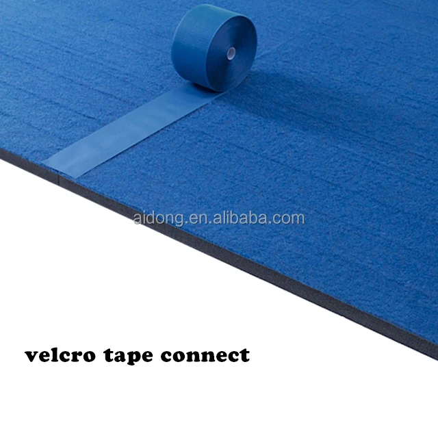 AIDONG Rolling up Dancing Floor Rhythmic Gymnastics Mats Folding Gym Carpet Bonded Foam Mma Sport Mat for Cheerleading