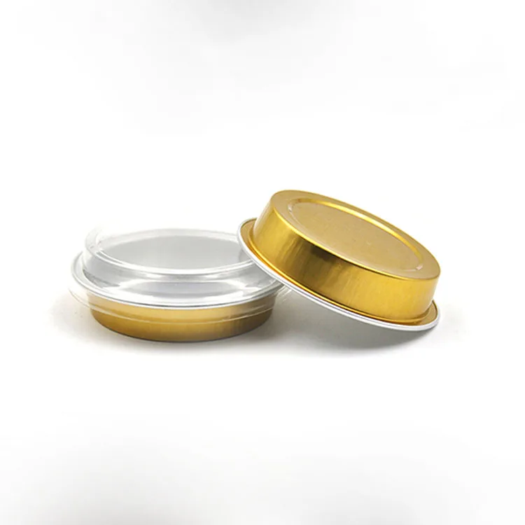 product y035b canton fair supplier disposable tea cup mini 35ml round aluminum foil containers with sealing lids for food  baking-11