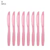 10 couteaux en plastique