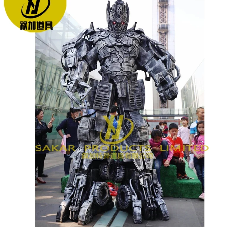 Customized Cosplay Human Size Wearing Robot Led Costume Party Robot Led ...