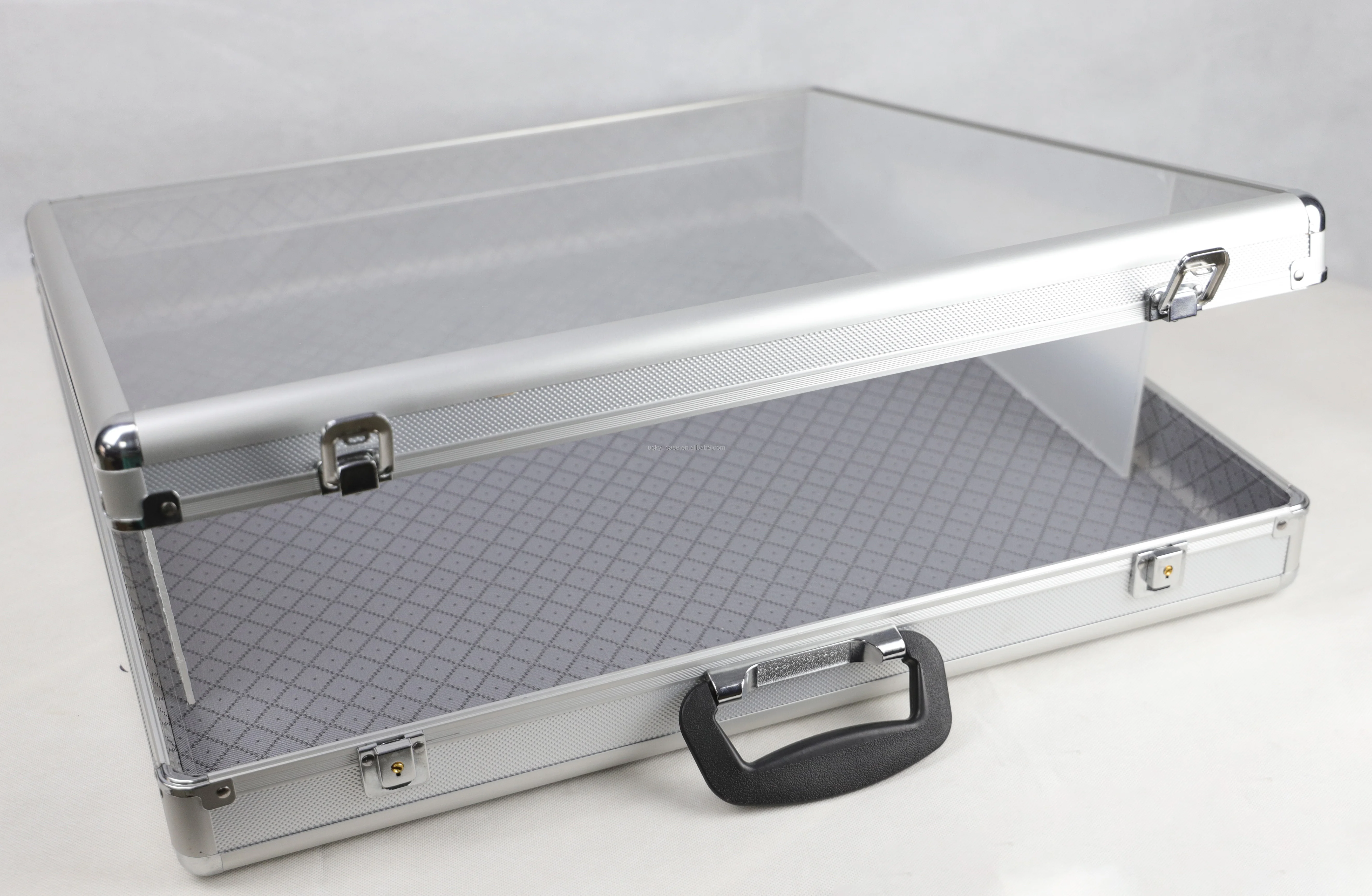 Aluminum Locking Display Case Acrylic Display Box Transparent Showing Case Buy Aluminum