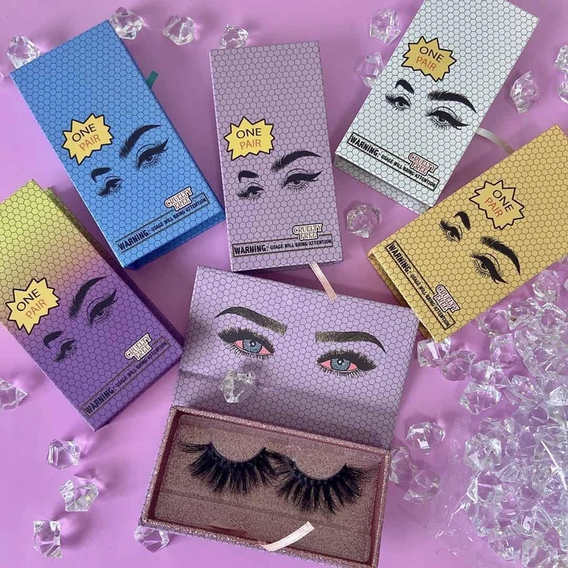 
 Бесплатные образцы, оптовая продажа, упаковка для ресниц, пушистые 25 мм 3d настоящие норковые ресницы, частная этикетка, коробка для ресниц, поставщики  