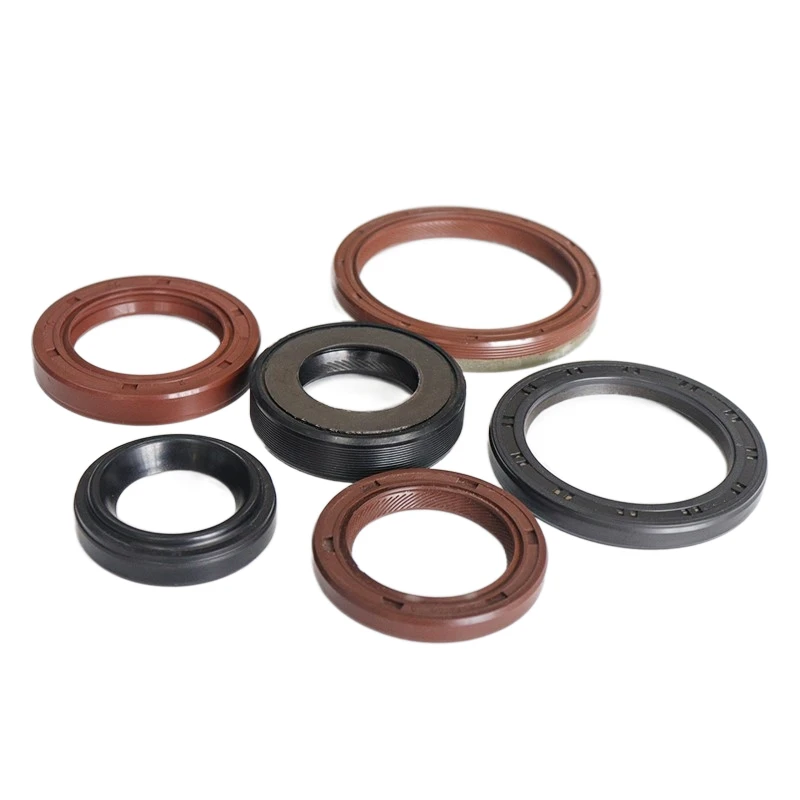 Automotive Parts Metal Case Tc Oil Seal With Double Lips And Spring ...