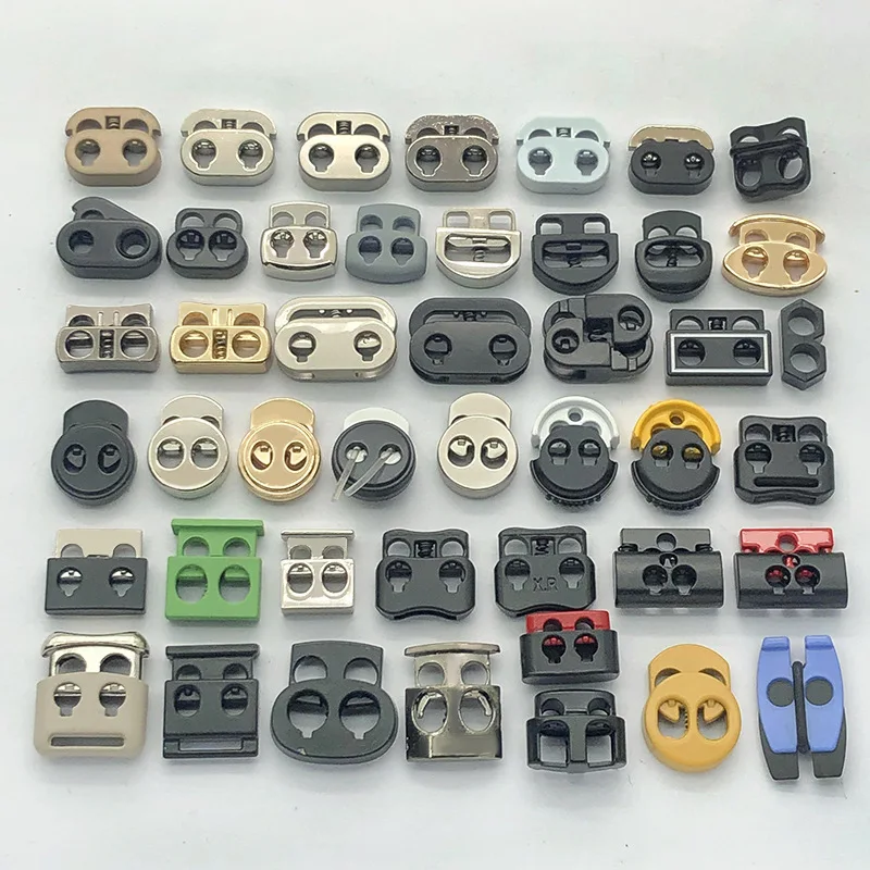 Plastic Cord Locks Spring Toggle Stopper Cord Stops Fastener Toggle ...