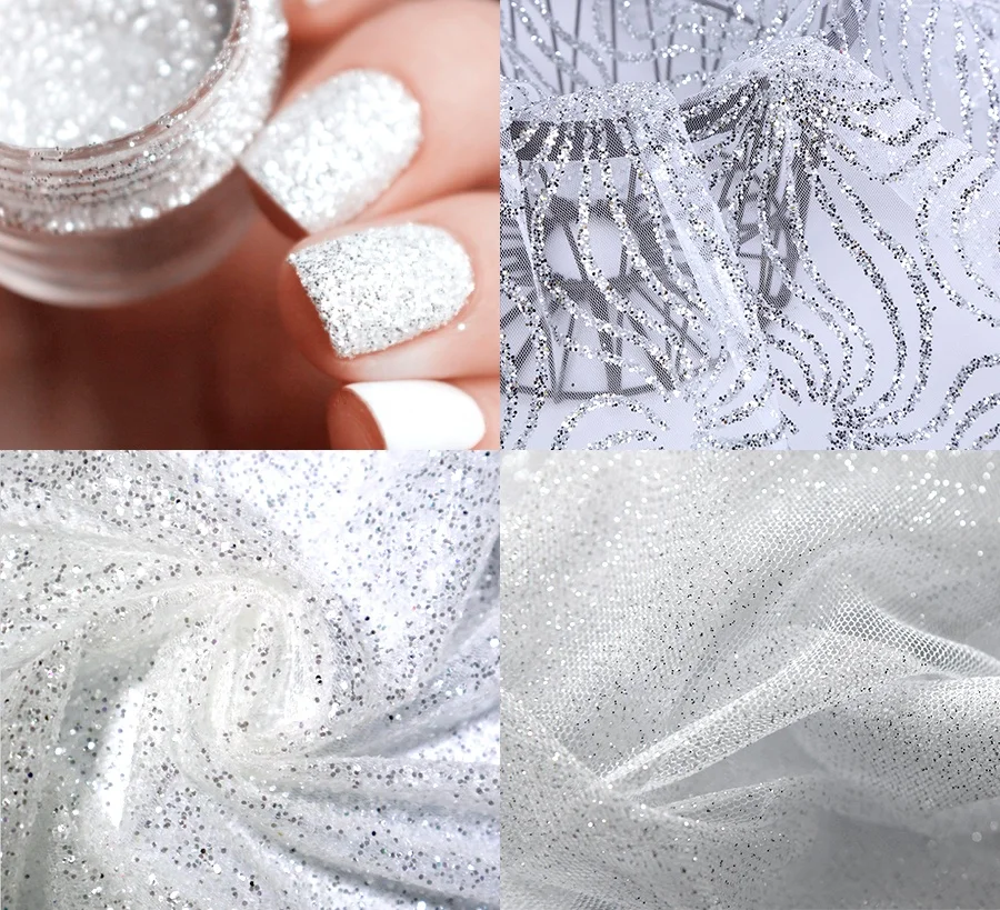 Tela brillante para vestido de novia, tela de color blanco