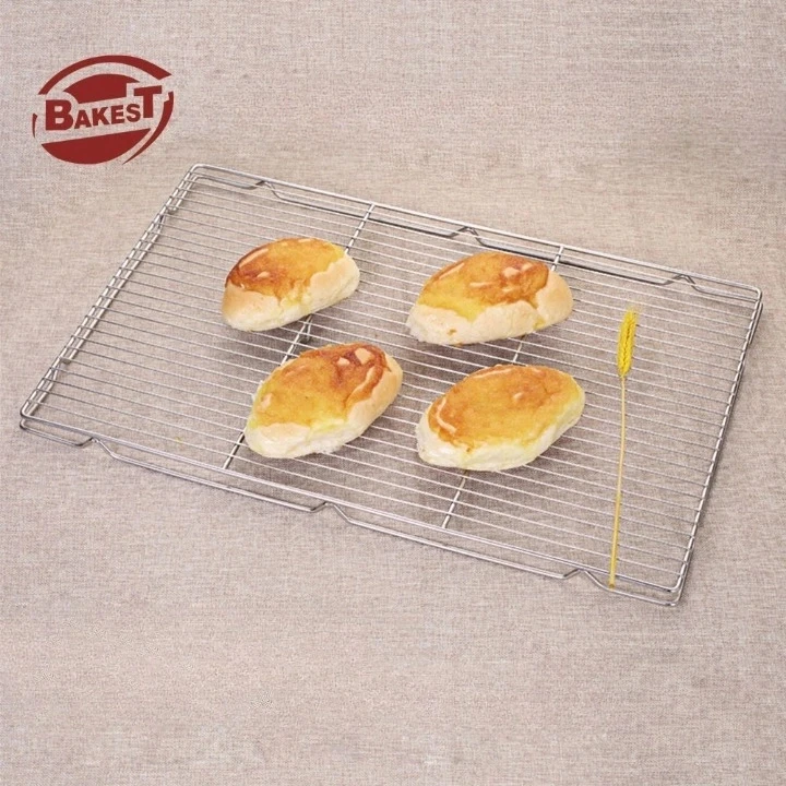 304 Stainless Cooling Rack Oil Water Filter Baking and Drying Net Bread Cooling Rack