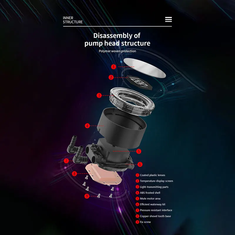 Lovingcool 360 ARGB CPU Water Cooler - Efficient Cooling