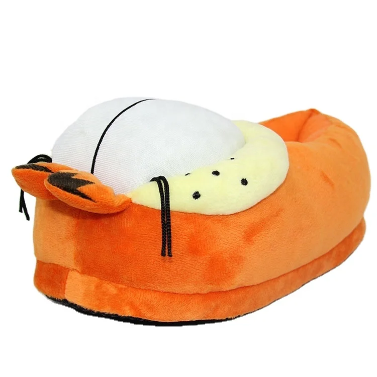 Мягкие чучела с презентабельным видом одежды с изображением кота Гарфилда; Плюшевые тапочки в виде персонажа из мультфильма шлёпанцы для женщин