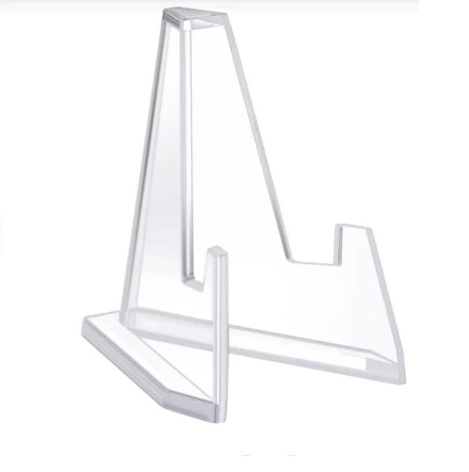 30 Mini Chevalets Acryliques Transparents – Support Pour Pièces, Médailles, Photos, Téléphone – Petit Format 3,6 X 2,7 Cm