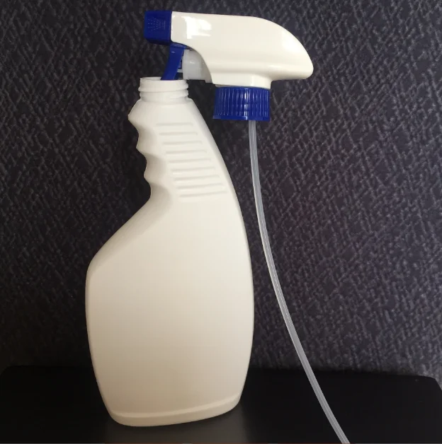 500ml HDPE Plastic Empty All Purpose Home Cleaner Chemical Resistant Harsh Solvents Spray Bottle for Cleaning Solution Water