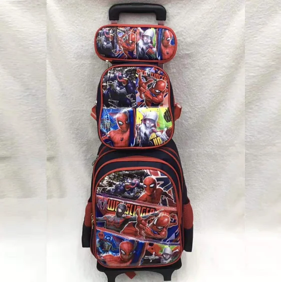 Wheeled Backpacks AUNLPB Laptop Backpack Rolling Backpack for Travel Trolley Bag Boys Girls School Bag Student Backpack 