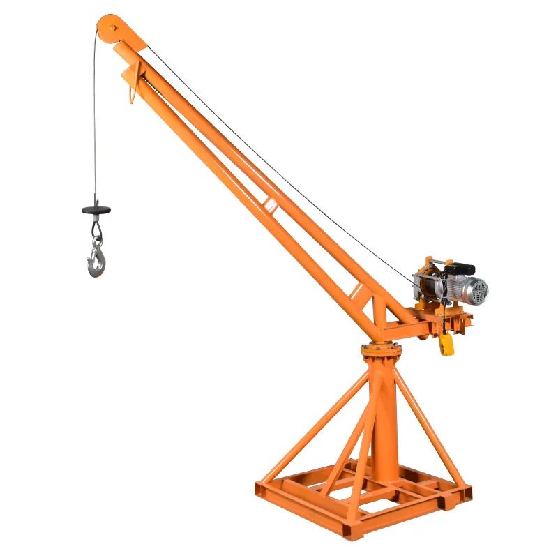 Small Jib 360 Degree Construction Small Portable Jib Crane 500kg 1000KG Mini Crane