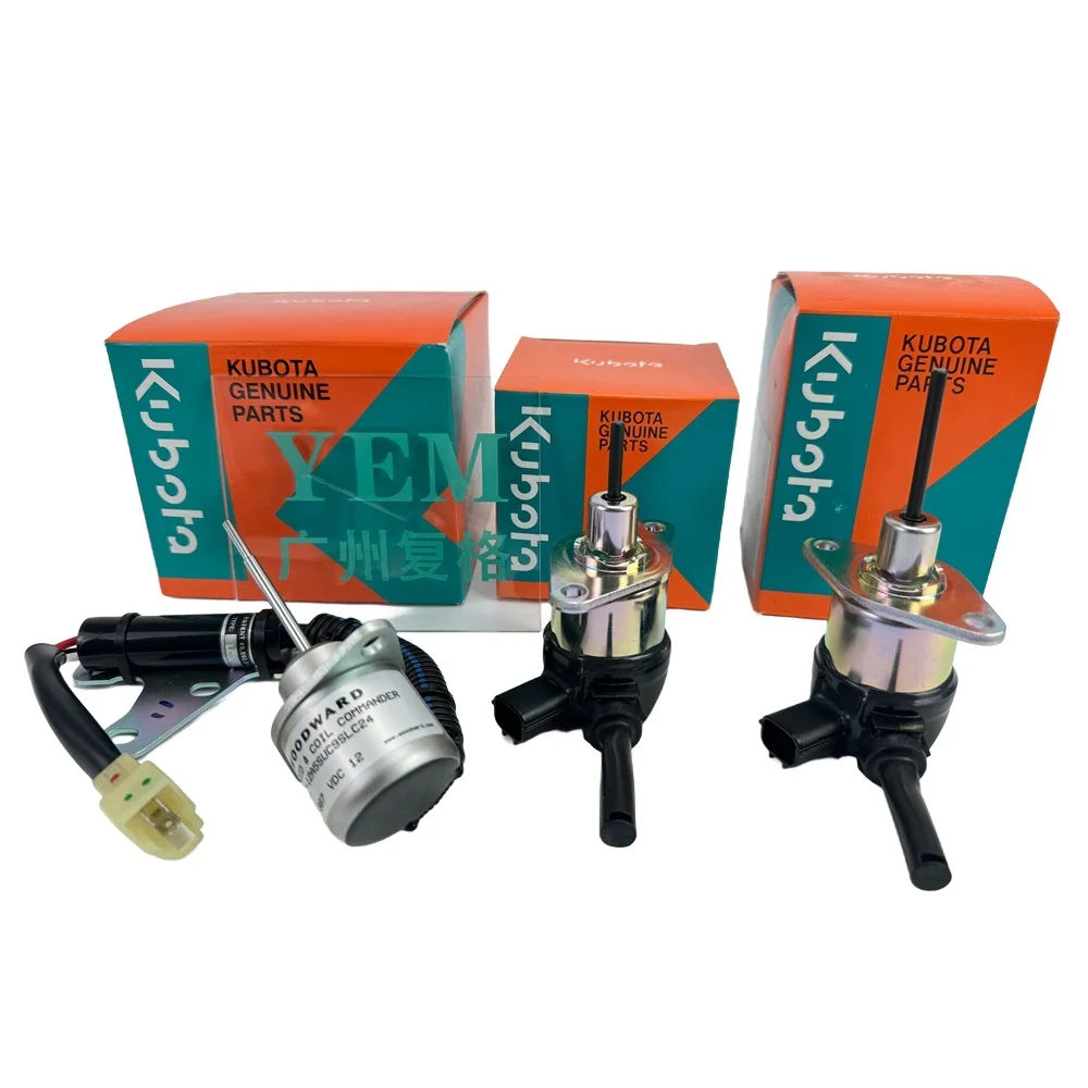 Wholesale F2803 OC95 S2200 S2600 Fuel Stop Solenoid Valve for Kubota Engine Part