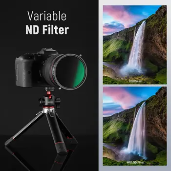 NEEWER 2 in 1 67mm Variable ND Filter ND2-ND32&CPL Filter Camera Filters product image