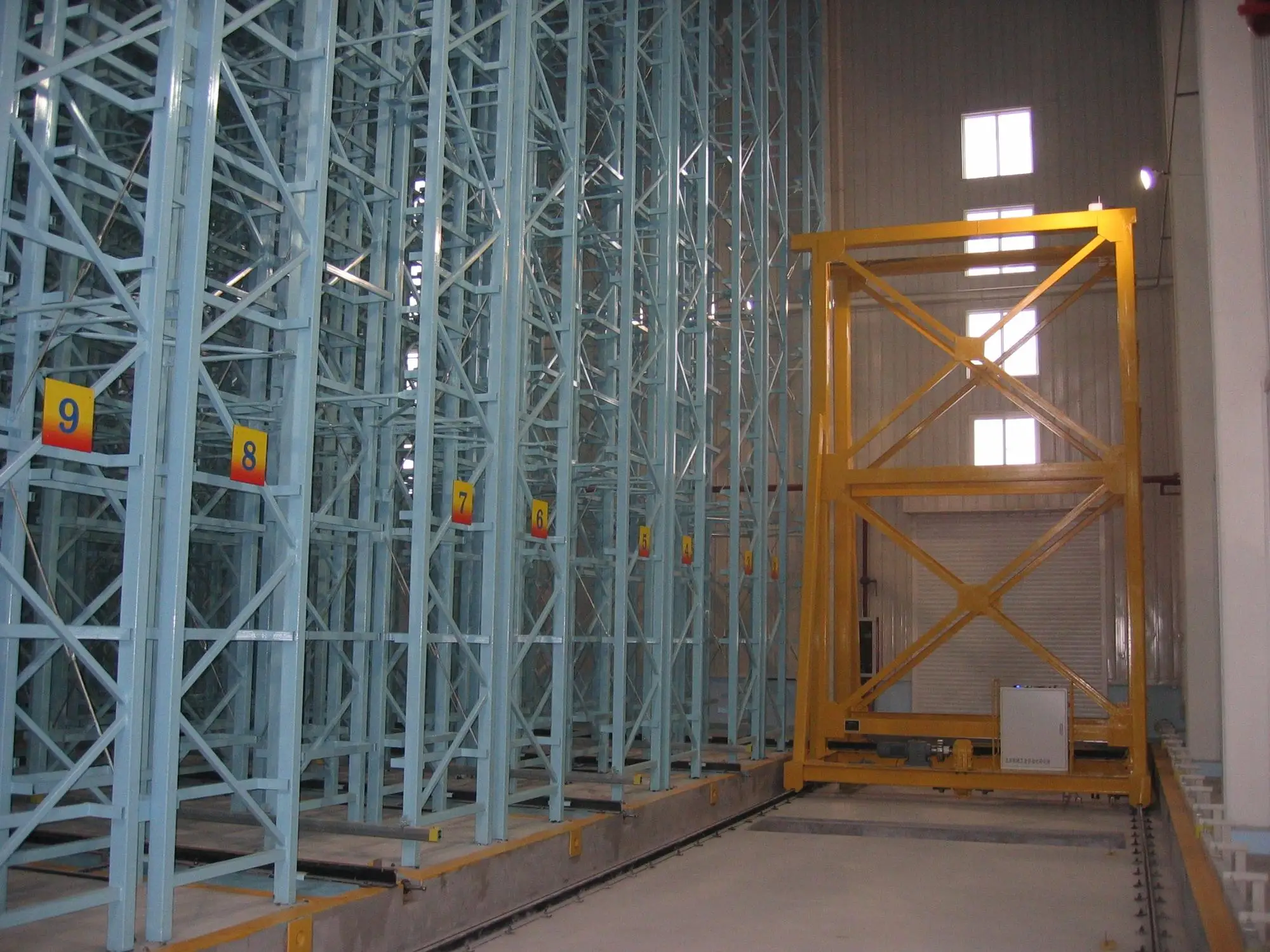 Mini Load ASRS Warehouse Automation System with Stacking Racks & Shelves