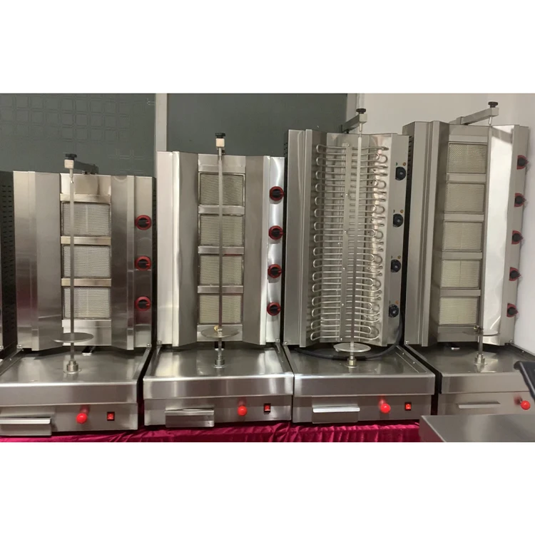 Commercial Electric Automatic Shawarma Rotating Vertical Kebab Machine