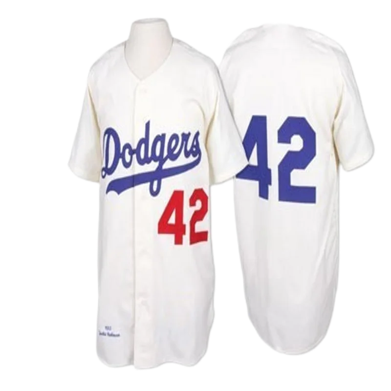 Los Angeles LA Dodgers Jackie Robinson 42 Jersey Men XL Giveaway Sealed