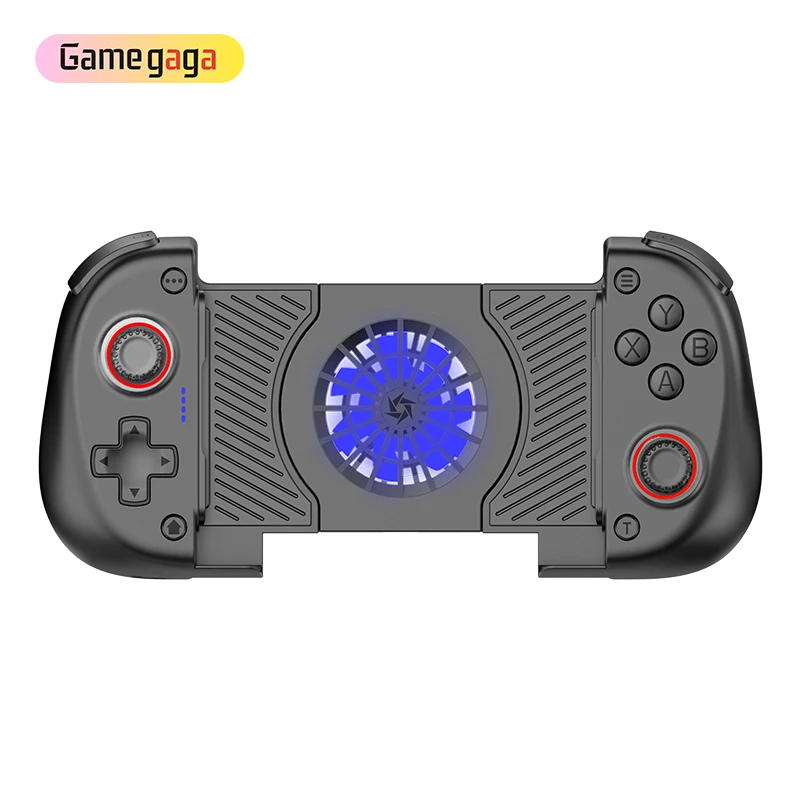Yo X3 Stretching Game Controller 2 in 1 Cooling Fan Double Vibration Motors Gamepad Handle for Mobile Phone Android IOS NS