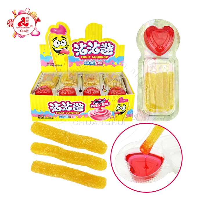 gummy with jam