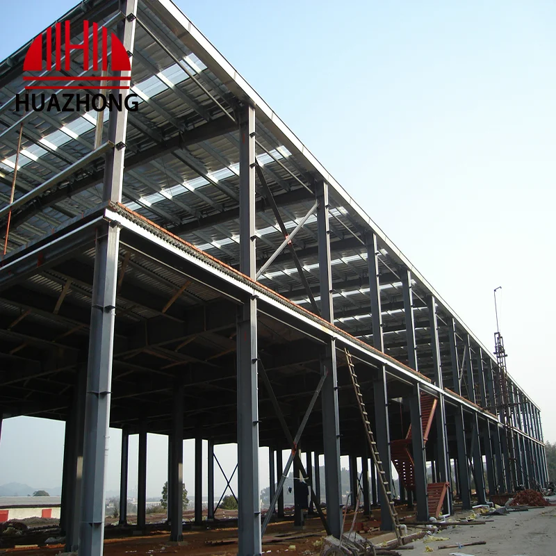 Steel Structure Factory Customized Large-span 30 Meters Color Steel Plate Can Be Designed and Installed