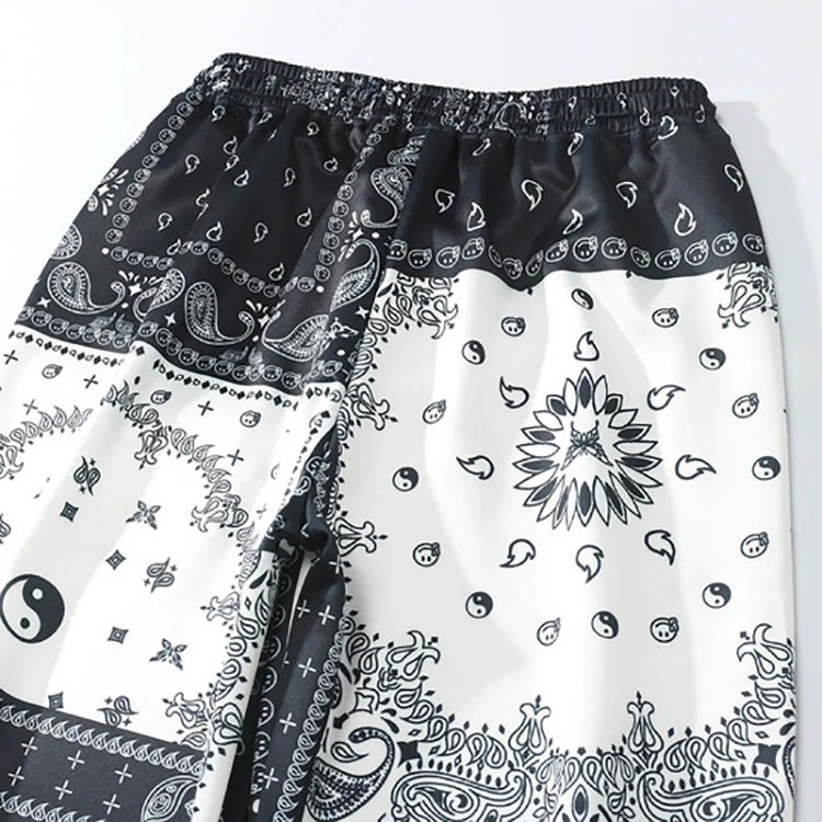 Custom Patchwork Bandana Print Mens Sweatpants Buy Bandana Pants Men