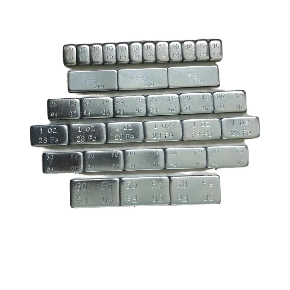 EVERWINNER EW-2101Z FE 5g+10g Steel Adhesive Wheel Balance Weights Zinc Plated Universal Fit Essential Part for New Wheel