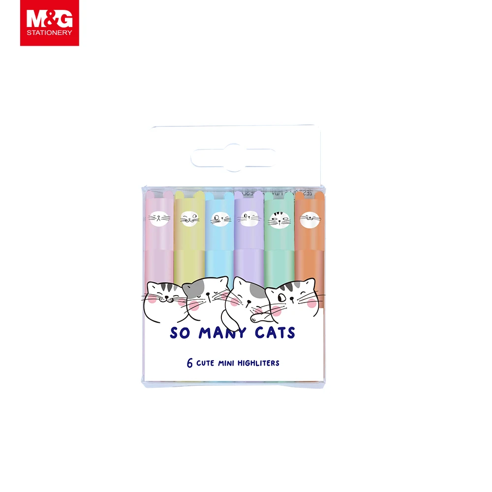 M & G симпатичное милое мини- пастельно-6 шт., косметическое средство, набор для мальчиков школьного возраста