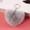 Gris clair -8cm petit coeur pêche
