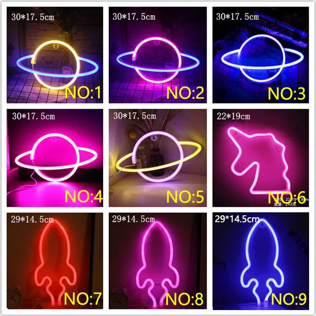 Luce al Neon a forma di cuore a forma di amore natale LED Sign Bar Art luci Decorative con Base Stand lampada da notte Decor proposta di nozze