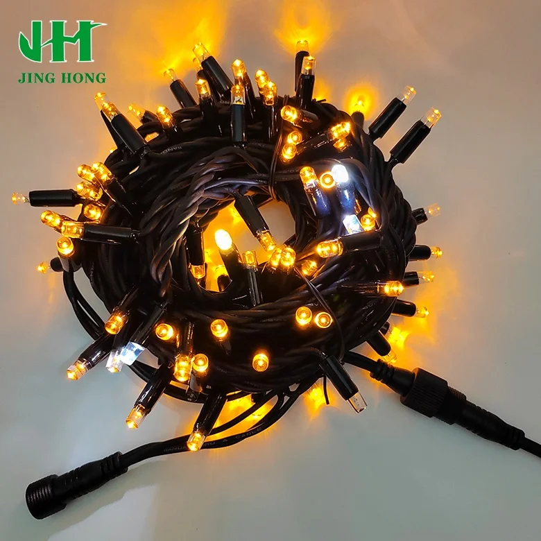 10M100LED20M Rubber Wire LED Lights String Outdoor Waterproof IP65 Christmas LED Lights String Holiday Lights Decorative l