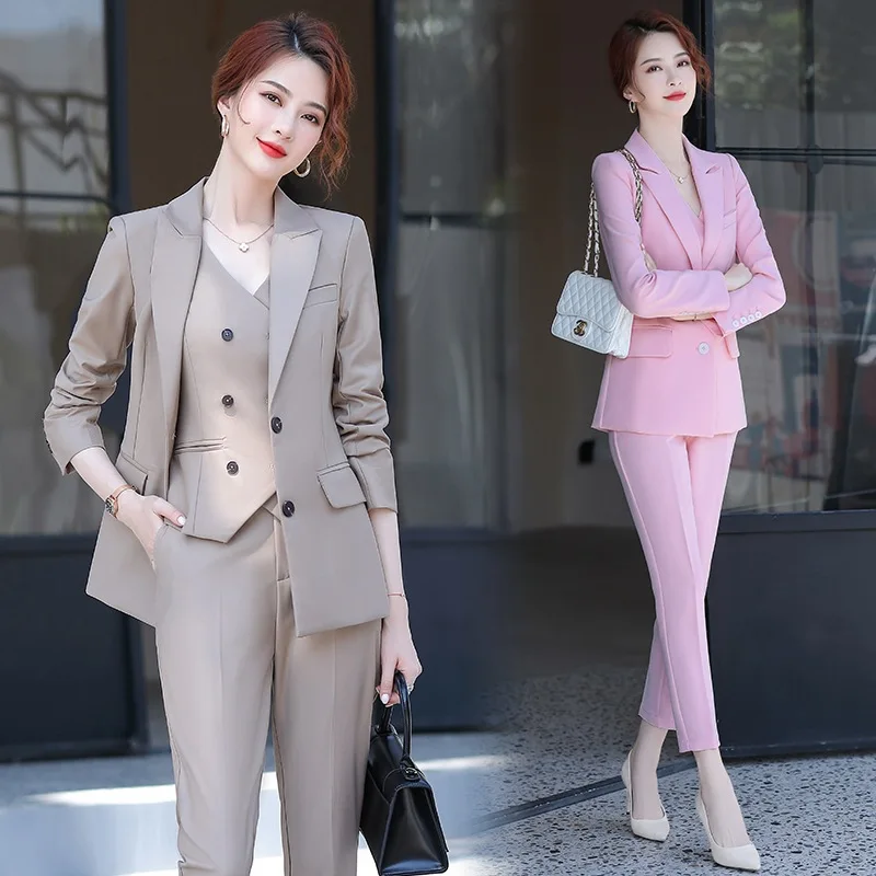 Jbeil Hot Selling Dropship 3 Pieces Business Suit Sets Office Lady Work ...