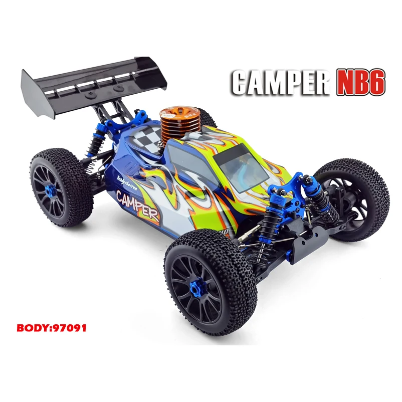 RC Car 1/8 HSP 94970 CAMPER Gasoline Powered 4WD Off-road Buggy with  26CXP Nitro Engine RTR Toys Parts Exhaust