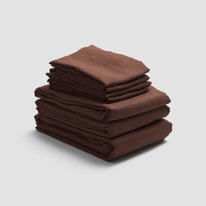 Wholesales GOTS Biodegradable Ultra Soft 100% French Linen Bedding Sheets and Duvet Cover Sets